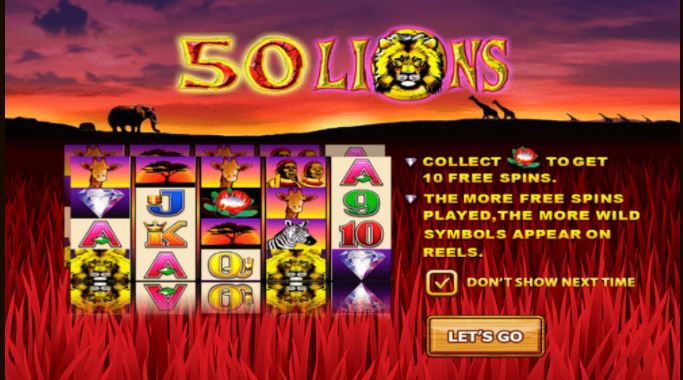 50 Lions - jokergaming