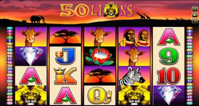 50 Lions - สล็อตโจ๊กเกอร์